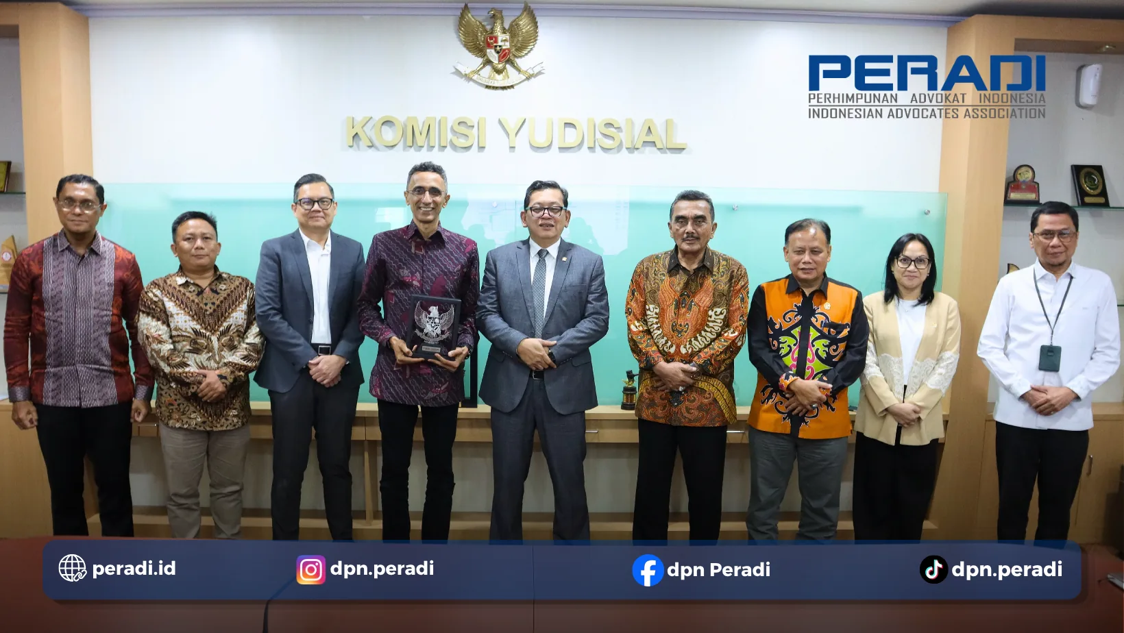 PERADI dan Komisi Yudisial Perkuat Sinergi