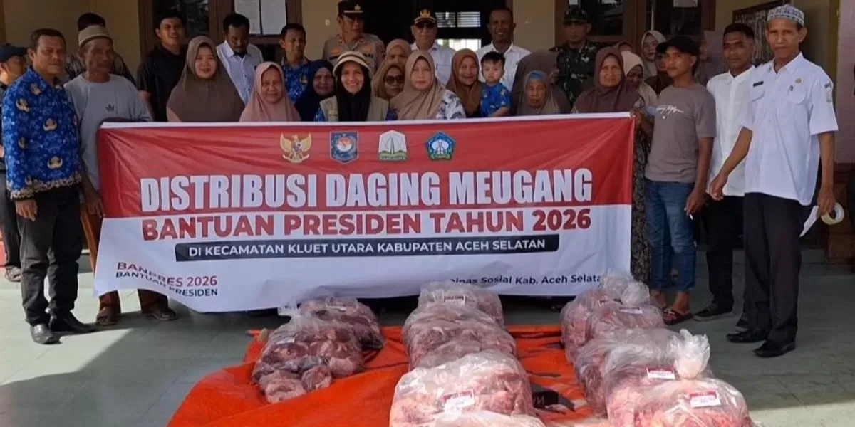 Pemkab Aceh Selatan Bagi 4.090 Paket Daging Bantuan Prabowo Jelang Idul Adha