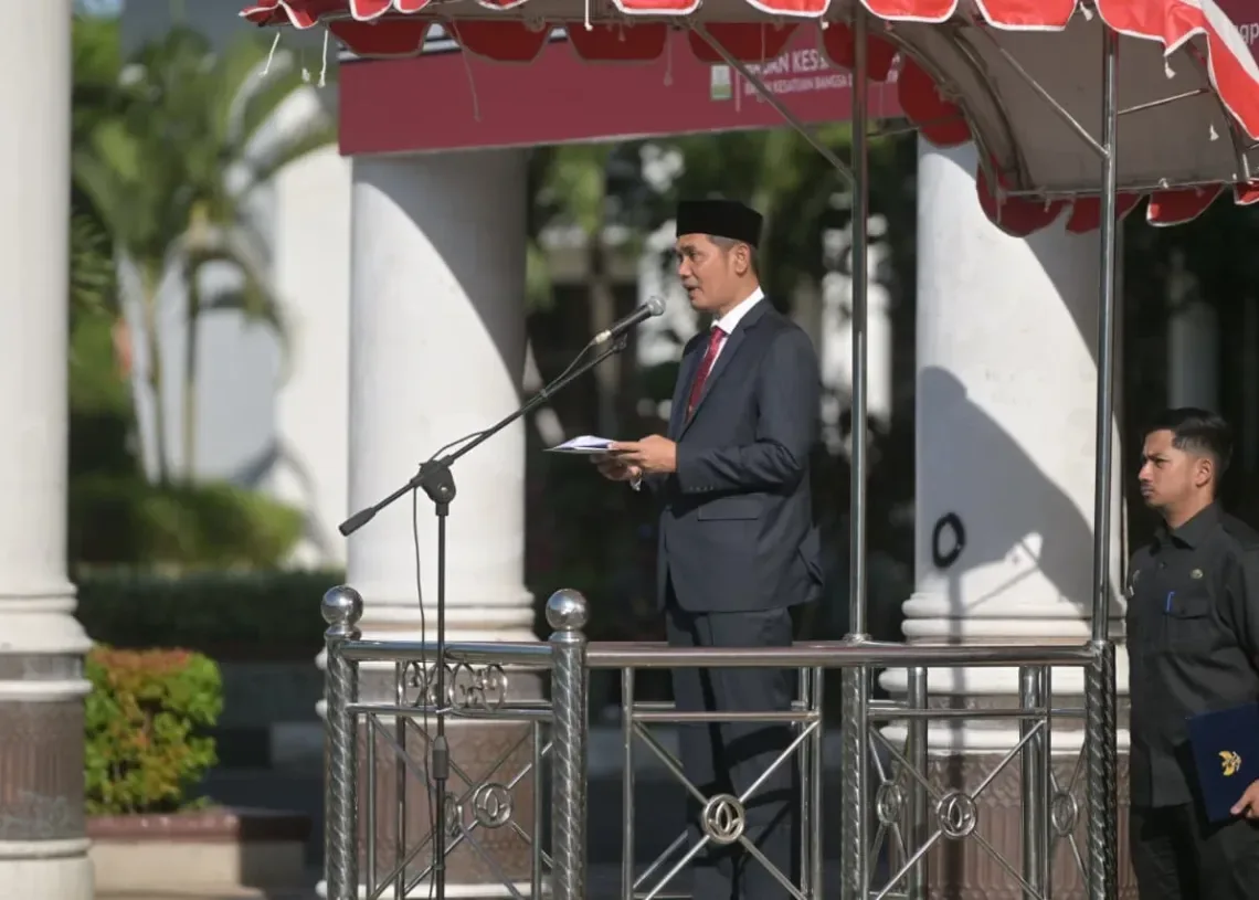 Pimpin Upacara Hari Lahir Pancasila 2026, Sekda Aceh Ingatkan Pemuda Soal Tantangan Zaman