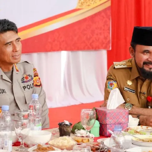 Kapolda Resmikan Gedung Utama Polres Aceh Timur, Bupati Al-Farlaky Boyong Sapi Kurban ke Ulama