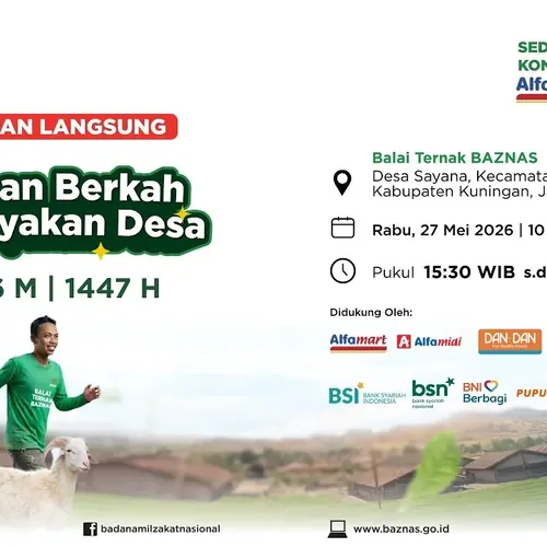 Dorong Kemandirian Ekonomi, BAZNAS Luncurkan Program Kurban Berkah Berdayakan Desa 2026 di 103 Balai Ternak