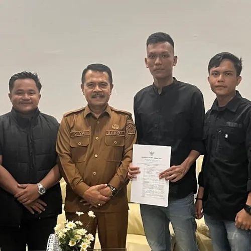 Terima SK Kepengurusan Baru dari Sekda, Ketua HAMAS Siap Hidupkan Lagi Peran Strategis Mahasiswa